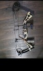 Compound Bow With Arrows Camo And Black Finish Archery Hunting Equipment For Men