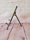 Vintage Italian Brass Faux Bois Bamboo Easel 5 5    Tabletop Display Stand