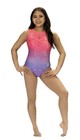 New Suni Lee Gk Elite Leotard Gymnastics New Beginnings Pink Purple Bling  Cs