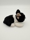 Russ Petooties Pets Dog Plush Black White Boston Terrier Puppy Mini Stuffed Toy