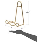 11  Decorative Wall Hanging Loop Easel Display Rack Plate Stand Holder  Gold