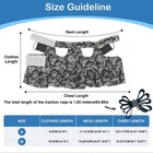 Guinea Pig Harness Skirt Clothes And Leash  Adjustable Hamster S  Black