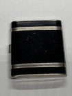 Vintage Art Deco Cigarette And Powder Compact Guilloche Case