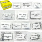 304 Stainless Steel Small Block Hex Bolt Kit Compatible With Chevy M8  Silver 