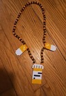 Kandi Bead Perler Bead Ravercore Pill Bottle  Necklace