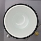Vintage 70s Black Ice Bucket With Colorful Cocktail Lucite Handle Retro Barware