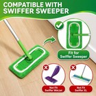 4 Pack Reusable Microfiber Mop Pads Compatible With 4pc-starter Pack  Green