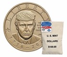 Semiquincentennial President Donald J Trump 2026  1 Coin Sealed Box 100 Coin Bag