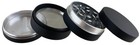 2 1  Metal Tobacco Grinder 4 Layer Herb Crusher Matte Black Color Spice Gift Man