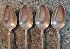 Vtg 1847 Rogers Bros Eternally Yours Silver Plate Soup Spoons  Set Of 4