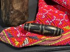Old Nepal Dsi Agate Bead Pendant C      beautiful Collection And Accent Piece