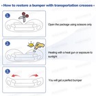 Full Front Bumper Grille Fog Light Bezel For 2014-2017 Infiniti Q50 Q50s Sport