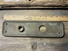 Vtg Aged Patina Sargent Antique Large Heavy Cast Brass Door Knob Backplate