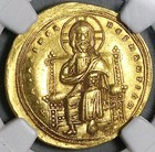 1028 Ngc Au Romanus Iii Byzantine Gold Hist Nomisma Christ Enthroned  25121201c 