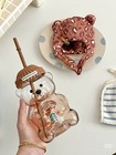 New 2026 China Starbucks Leopard Bearista Bear Cold Glass Cup