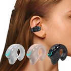 Bluetooth 5 3 Wireless Earbuds Ear Clip Bone Conduction Headphones Sport Headset