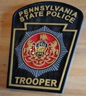 Police Pennsylvania State Trooper 3d Routed Patch Plaque Sign Custom