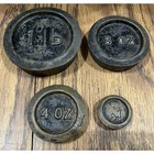 Antique Balance Scale French Cast Iron Balance De Menage Bowl Plate Weights