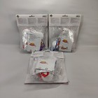 New Lot Of 3 Diy Bead Sequin Christmas Ornament Bauble Kits Baker Ross