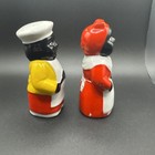 Vintage Black Americana Man And Woman Salt And Pepper Shakers
