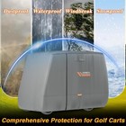 Heavy Duty Waterproof 4 Passenger Golf Cart Cover For Club Car Ezgo Yamaha