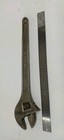 Vintage Rigid 18  Adjustable Wrench 768 Forged Steel - Made In The Usa
