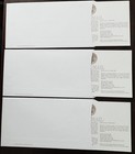 1984 Royal Mail First Day Cover Set Medallions Bath Bristol Swan Postmark Fdc X3