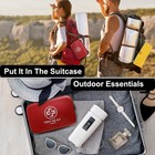 Premium 320-piece First Aid Kit  Waterproof Eva Hard Shell Case red