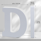 White Wooden Letters 8 Inch For Wall Decor large Unfinished Wood Letters For Hom