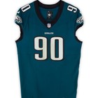 Jordan Davis Game Worn 10 05 25 Photo Matched Eagles Nike Nfl Jersey Vs  Broncos