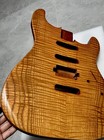 Aaaaa New Mahogany Electric Guitar Body And Satin Flame Maple Thickened Cover