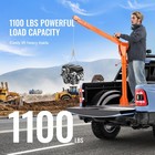 Electric Pickup Truck Crane Hoist Crane 1100 Lbs 360   Swivel Hoist Lift