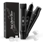 3-in-1 Body Hair Trimmer For Men  Waterproof Electric Razor  Usb Rechargeable  P