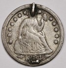 1854 Seated Liberty Dime   Love Token    m    204003