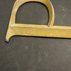 Vintage Cast Iron Letter    p    10    Industrial Signage Architectural Decor