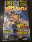 Wizard The Comics Magazine  56 Wolverine Cover  open Bag Aol Disc