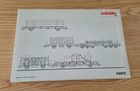 M  rklin Ho 48801 Heavy Freight Train Car Set Of 5 Wagons  Db   Brand New