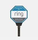 Ring Solar Security Sign Illuminated   Solar Powered  sign Only 