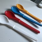 Tupperware Baby Feeding Hang On Spoon Set Red Blue Yellow White 1208 Condiment