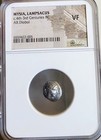 Mysia Lampsacus Apollo   Athena Diobol Ngc Vf Ancient Silver Coin