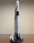 Us Falcon 9 Spacex Heavy Launch Tower Resin 1  200 Scale Model Toy Gift 35cm