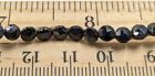 Antique Mourning Victorian Edwardian Adornment Beaded Trim Hematite Gray 7  X 3 