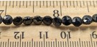 Antique Mourning Victorian Edwardian Beaded Trim Hematite Gray C30-10