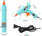 Hot Glue Gun Kit With 30 Sticks  20w Fast Preheating Mini Hot Glue And Stick