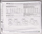 7163 Mccalls - Peasant Top W Variations - Sz Xs s m