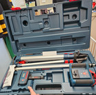 Bosch Grl2000-40hv Horizontal Self-leveling Rotary Red Laser Kit W  Case Used