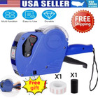 Mx-5500 8 Digits Price Tag Gun Marking Machine W sticker Labels Ink Roller Gift 