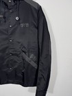 Eye Junya Watanabe Man Black Hooded Jacket For Men Size M Button Logo Accents