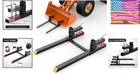 Efficient 43  Clamp-on Forks For Tractors - 2000lbs Capacity   Easy Install