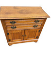 67240 Antique Victorian Oak Washstand Chest Dresser